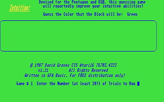 Intuition — screenshot 1